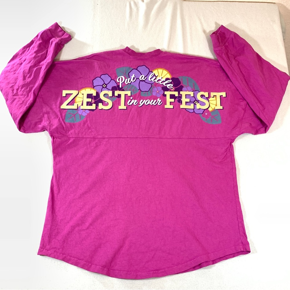 Disney parks spirit jersey 2019 Epcot zest in your fest shirt medium